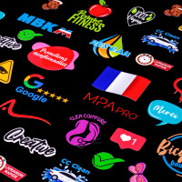 Pegatinas con forma personalizada