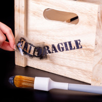 Letras de plantilla adhesiva