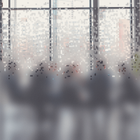 Patrón de píxeles. Película de privacidad para ventanas.