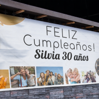 Pancarta de cumpleaños