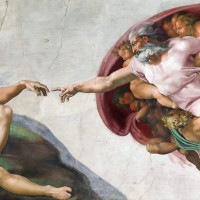 Pintura renacentista Papel pintado panorámico