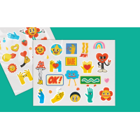 Hoja de pegatinas personalizadas