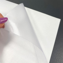 Grey repositionable blackout film