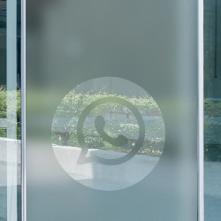 Pegatinas con motivos de redes sociales, mate