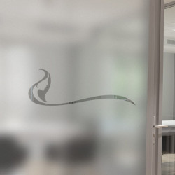 Mujeres Salón de belleza Privacidad Película para ventanas