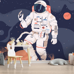 Espacios de astronauta Papel pintado panorámico