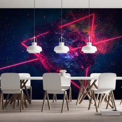Papel pintado panorámico Galaxie Neon