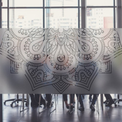 Lámina para ventana de privacidad Arabesque