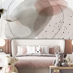 Papel pintado abstracto neutro panorámico