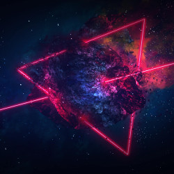 Papel pintado panorámico Galaxie Neon Papel pintado panorámico Galaxie Neon