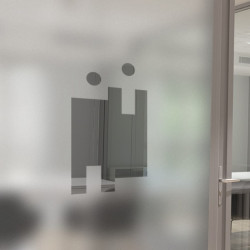 Máquina apisonadora Logotipo de abogado Privacidad Lámina para ventanas