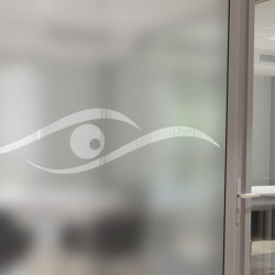 Oftálmico Ocular Privacidad Película para ventanas