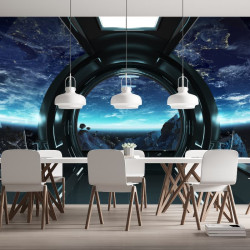 Papel pintado panorámico de naves espaciales