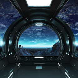 Papel pintado panorámico de naves espaciales Papel pintado panorámico de naves espaciales