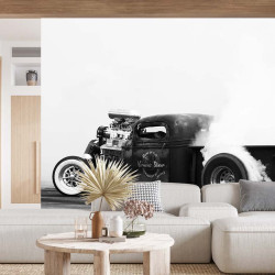 Papel pintado panorámico Burn Hotrod Kustom