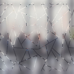 Prisma Líneas geométricas Patrón Privacidad Lámina para ventanas
