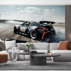 Coche Nissan Drift Papel pintado panorámico