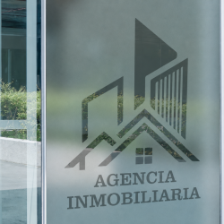 Agencia inmobiliaria Privacidad Lámina para ventanas
