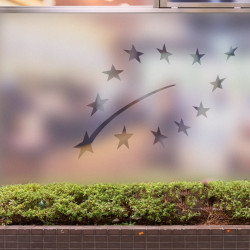 Logotipo Biografía Privacidad Lámina para ventanas