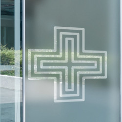 Cross Pharmacy 2 Privacy Film para cristales