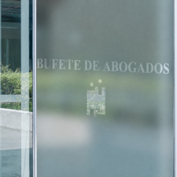 Bufete de abogados Privacidad Láminas para ventanas