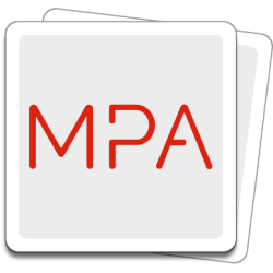 Pegatina cuadrada redondeada