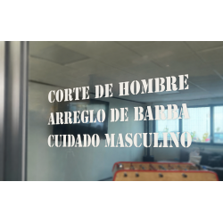 Letras de vinilo para escaparates