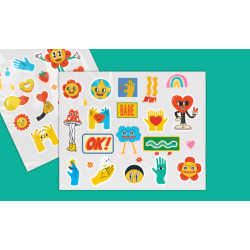 Hoja de pegatinas personalizadas