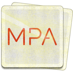 Adhesivo con purpurina dorada