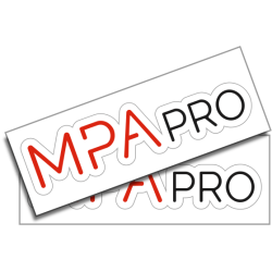 Pegatina recortada en medio corte