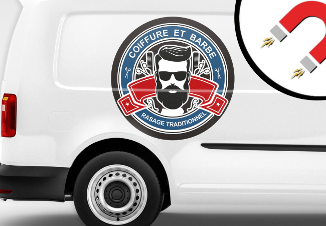 Placa magnética personalizada para el coche (con imán)