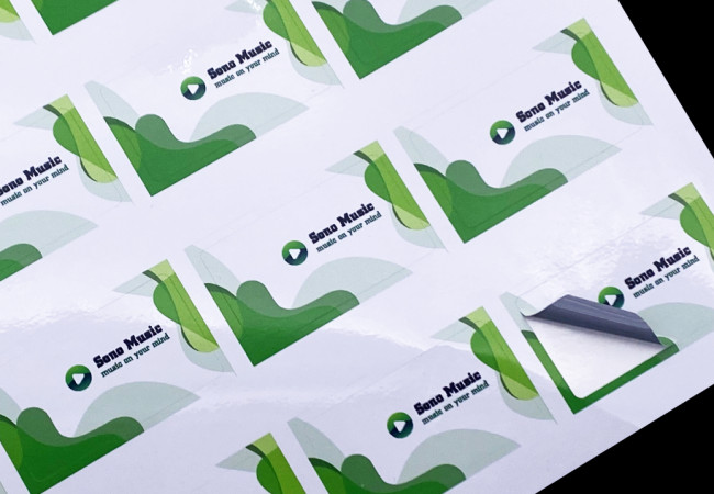 Pegatinas personalizadas en hoja