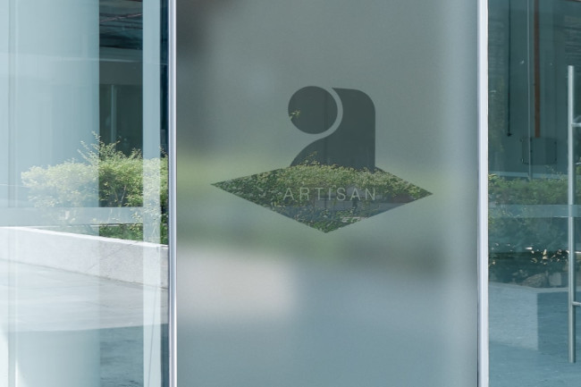Artífice del logotipo Privacidad Lámina para ventanas