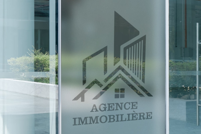 Agencia inmobiliaria Privacidad Lámina para ventanas