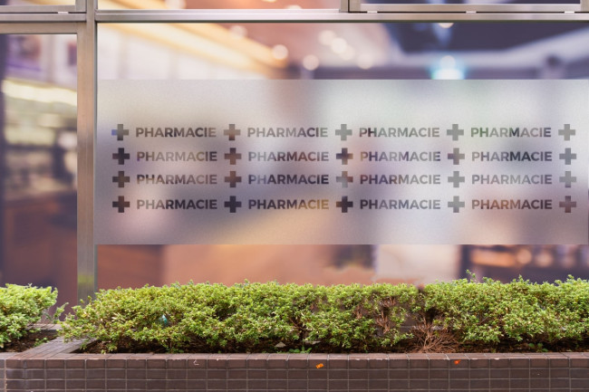 Cross Pharmacy 4 Privacy Film para cristales.