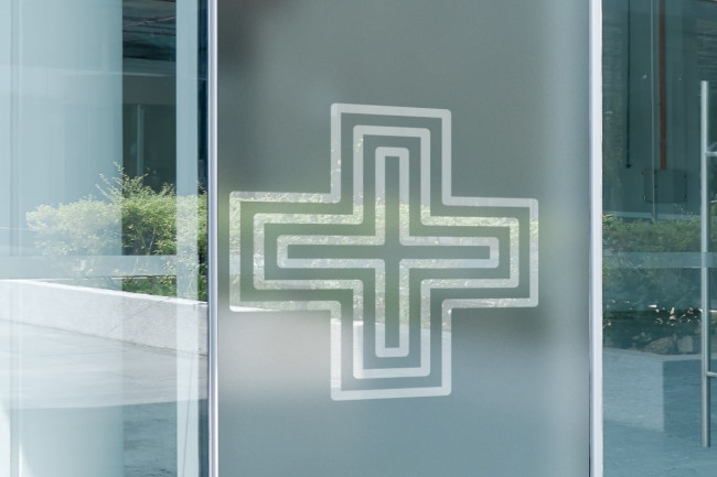 Cross Pharmacy 2 Privacy Film para cristales