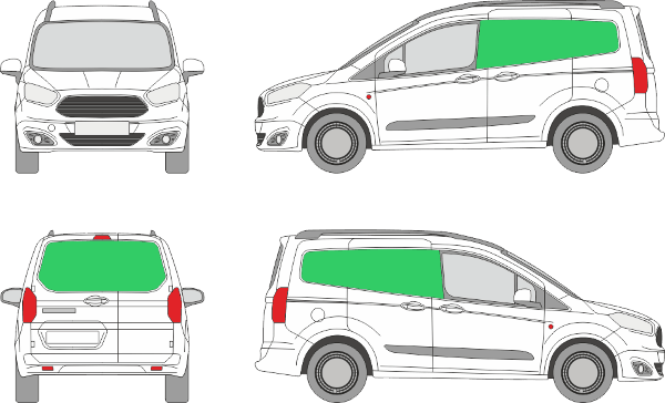 Ford Transit Courier L1H1 (2014-2023)