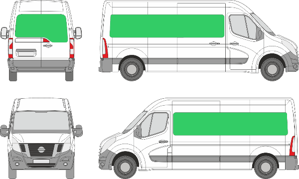 Nissan NV400 / Interstar L3H1 (2010-2024)