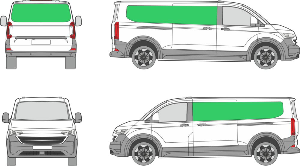 Volkswagen T7 Transporter L2H1 (2024-2026)